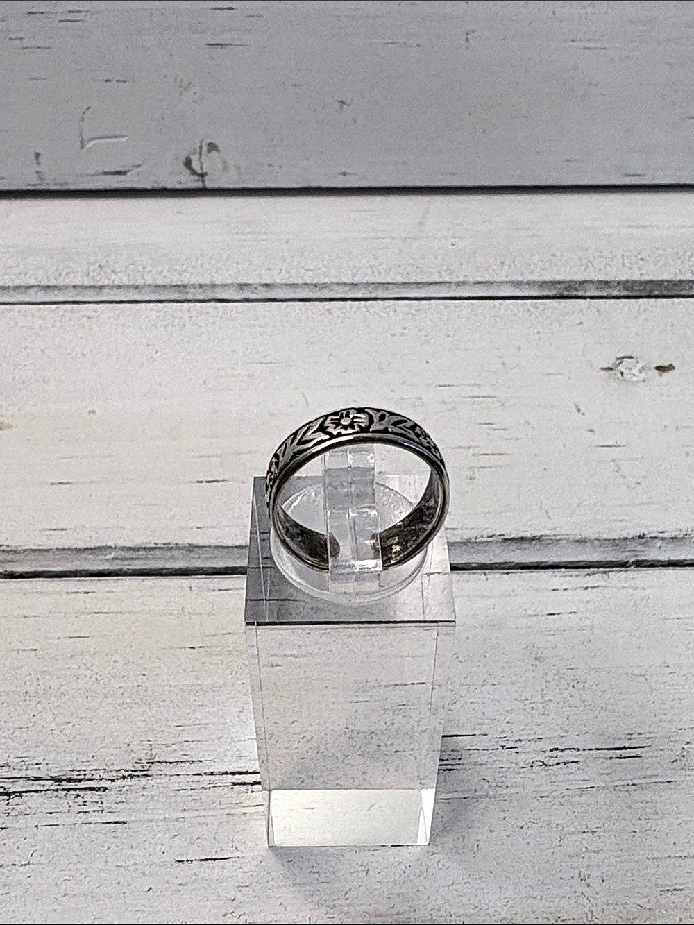 Sterling Silver Floral Adjustable Toe Ring